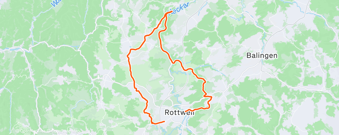 活动地图，Fahrt am Morgen