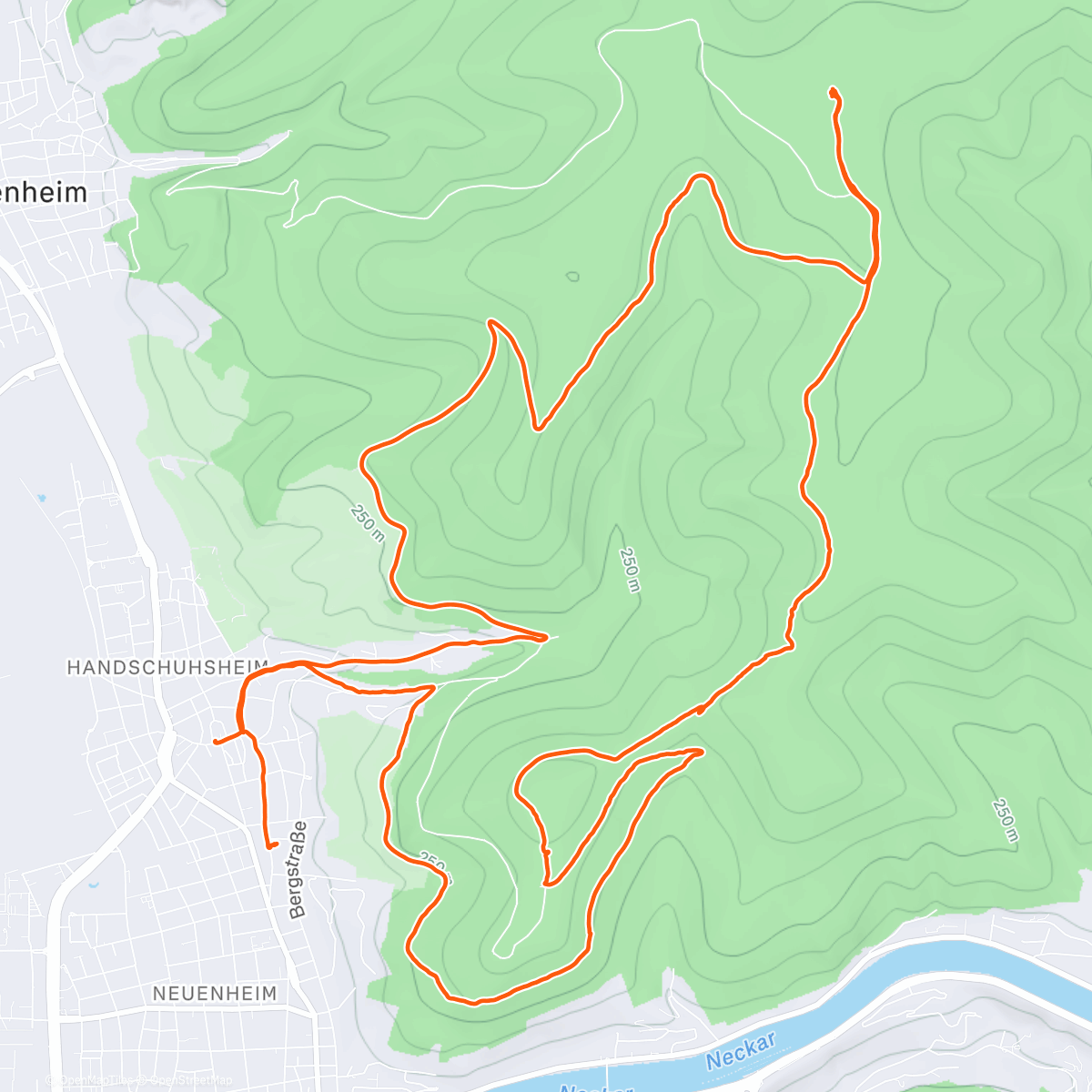 Map of the activity, HD Fog with Evi and Thorsten