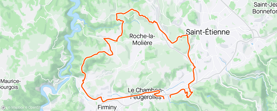 Карта физической активности (26/04/2024, 1h25 Un petit Dorier)