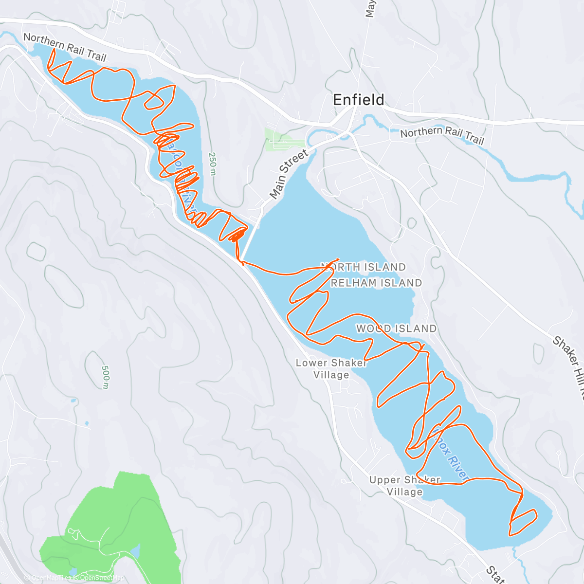Map of the activity, Santa skate!