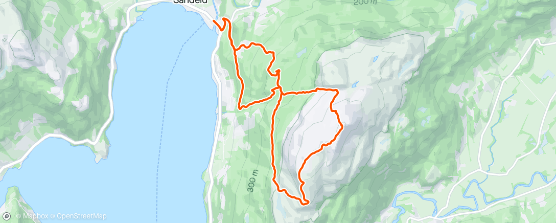 Map of the activity, Lysenuten 812 moh