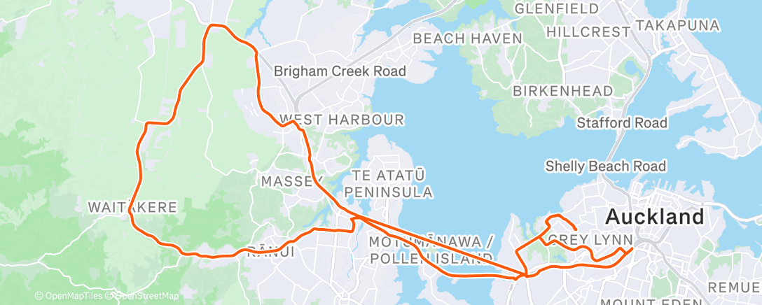 Map of the activity, West Auckland w/Annie