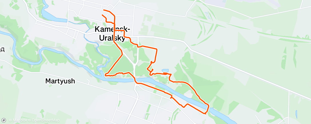Map of the activity, Разметка прогулки