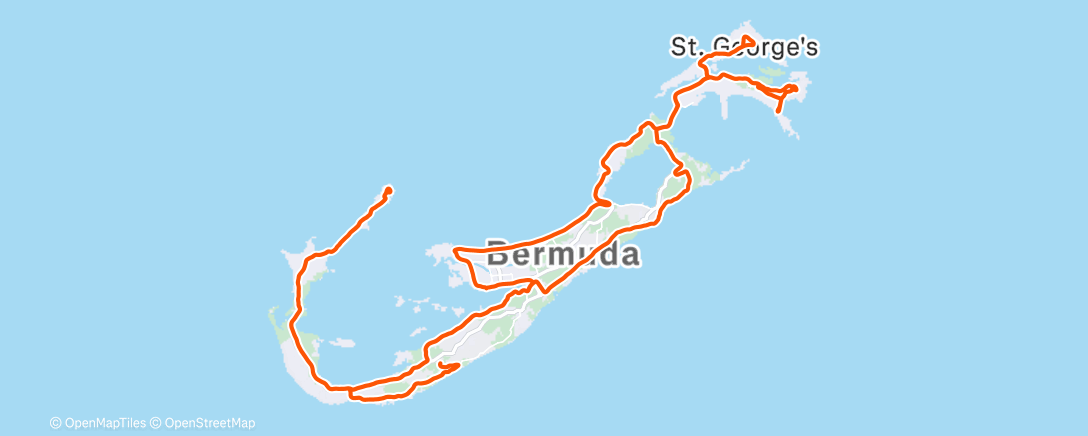 Map of the activity, Morning Ride