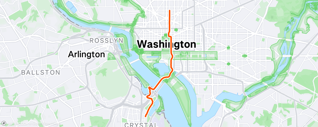 Map of the activity, Afternoon Ride
