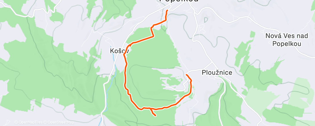 Карта физической активности (Lunch Run)