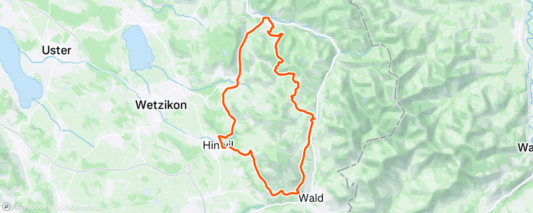 Map of the activity, Fahrt am Nachmittag