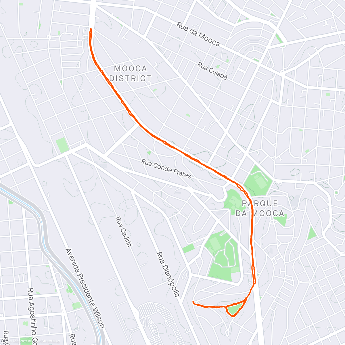 Map of the activity, Sollo Run