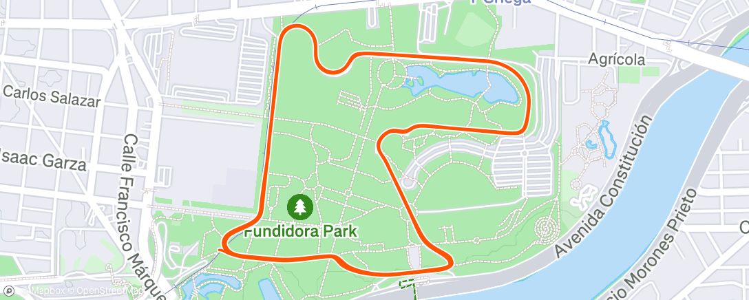 Map of the activity, Morning Ride