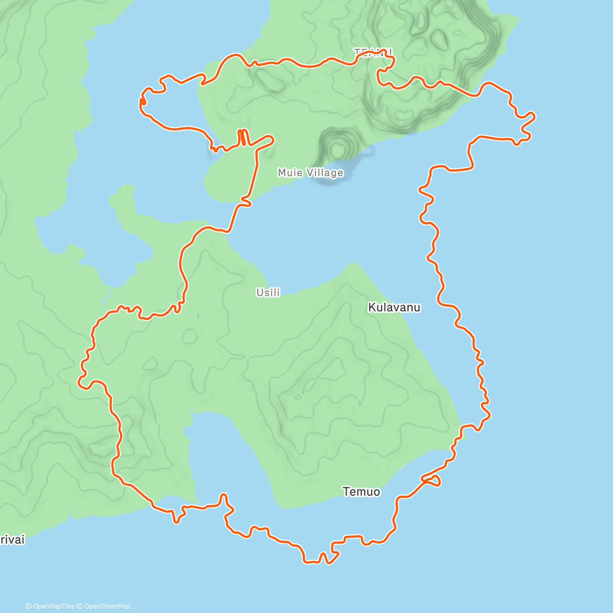 Map of the activity, Zwift - The Big Ring in Watopia