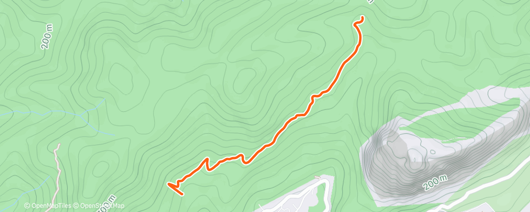 Карта физической активности (Lunch Trail Run)