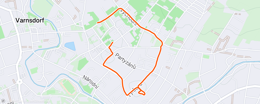 Map of the activity, Vydýchat se