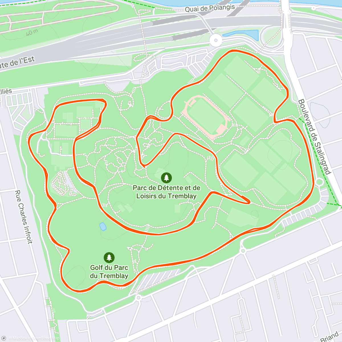 Map of the activity, Mirabal 2024: 3e 🥉 (inattendu!) avec le compatriote du Club Romain, 2e 🥈 
Es Sucy en Force! 😀