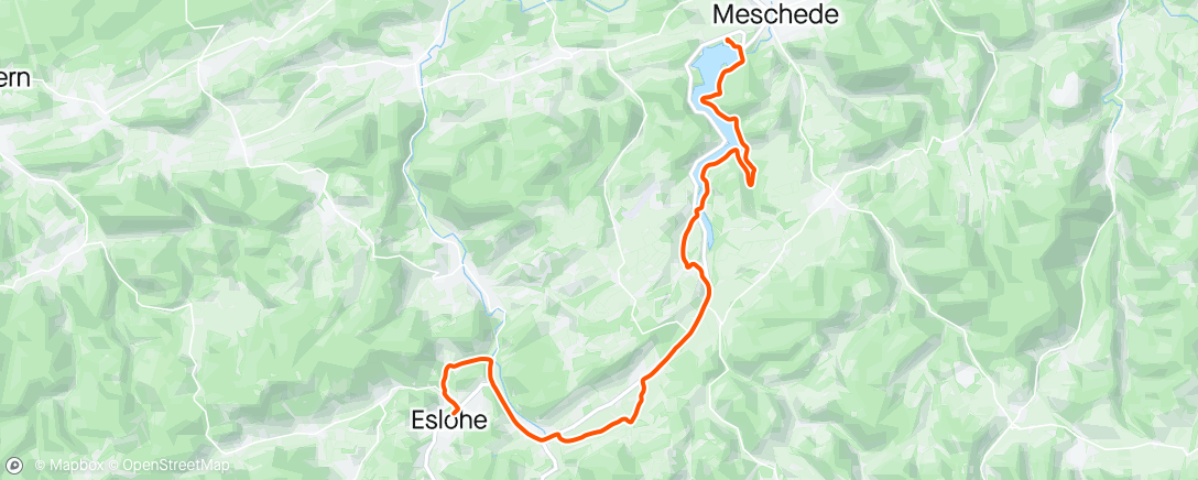 Map of the activity, Mountainbike-Fahrt am Nachmittag zweiter Abschnitt mit Anja Nicole und Uwe