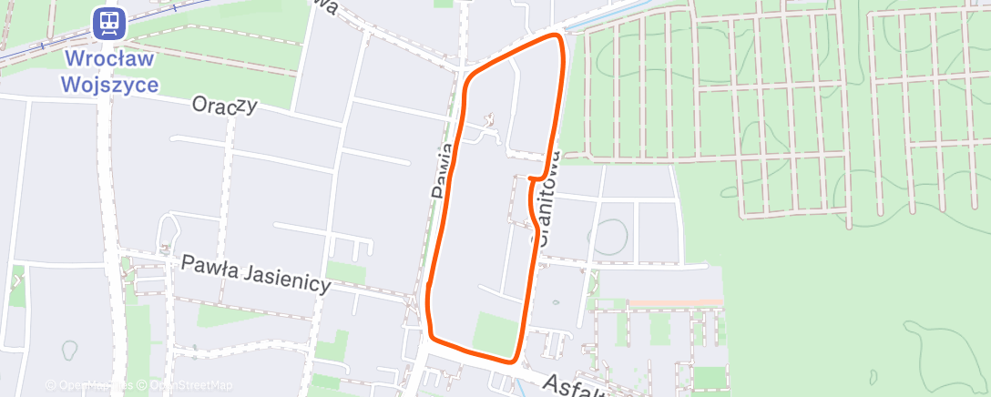 Map of the activity, Lunch Walk