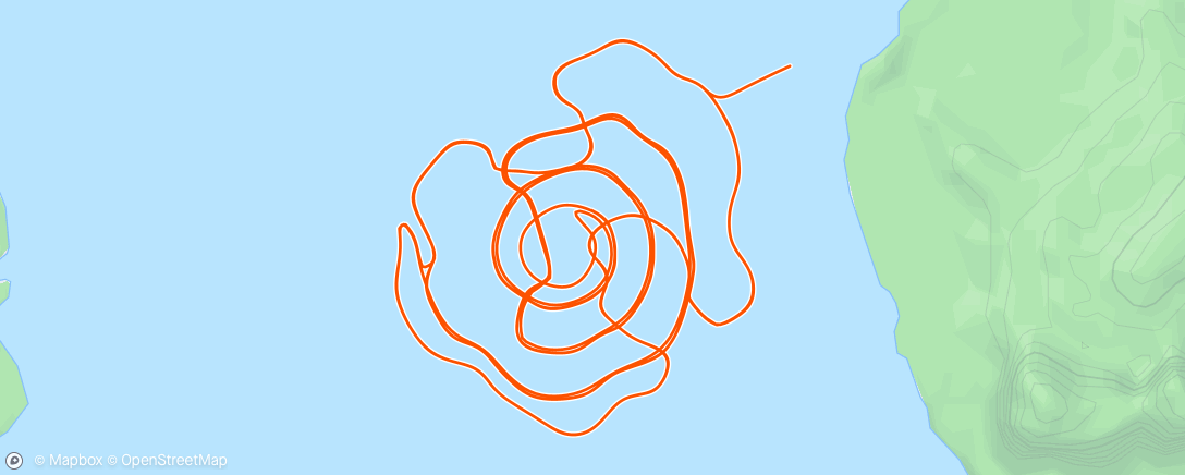 Mapa de la actividad (Zwift - Rattlesnake -1 in Watopia)