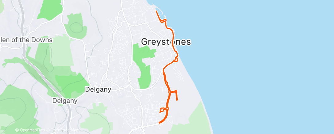 Карта физической активности (Lunch Run)