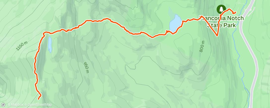 Map of the activity, North and South Kinsman part 2
