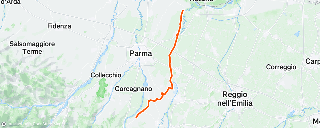 Map of the activity, Coenzo a/r via Tripoli