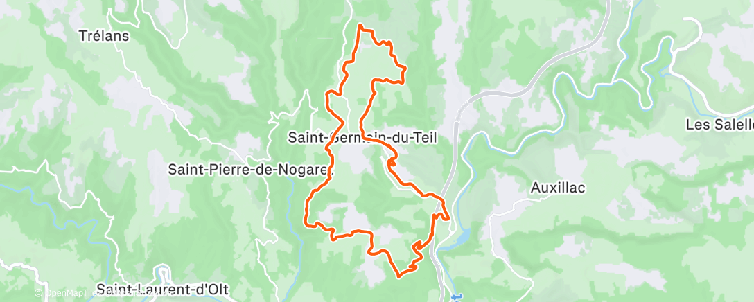 Map of the activity, Sortie avec Sylvain