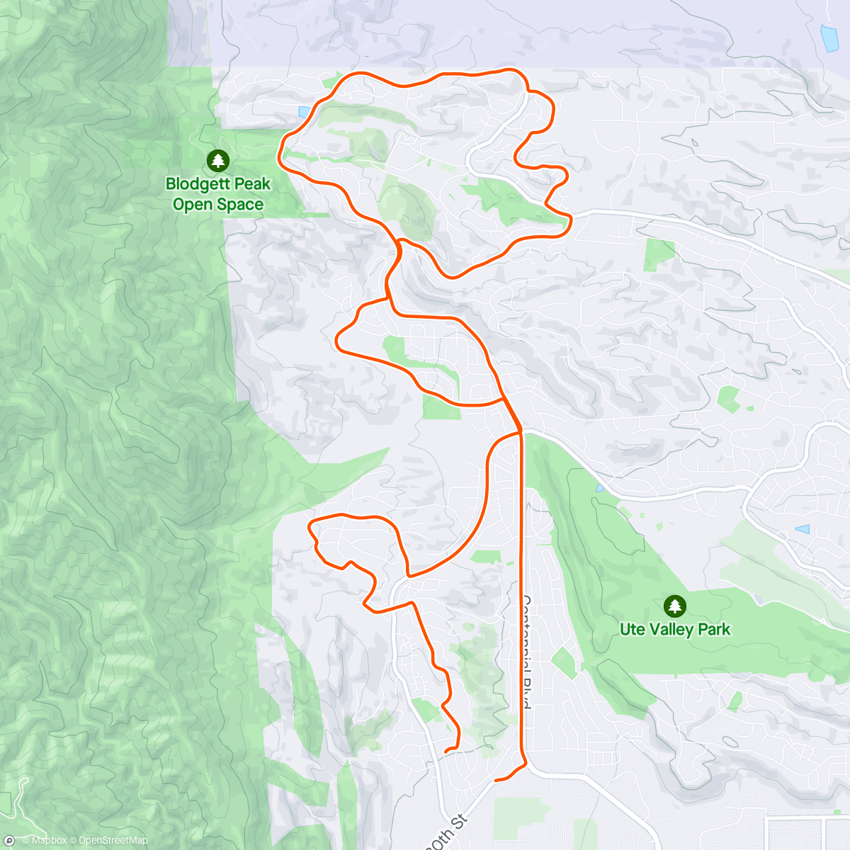 Map of the activity, Shorts and snow
