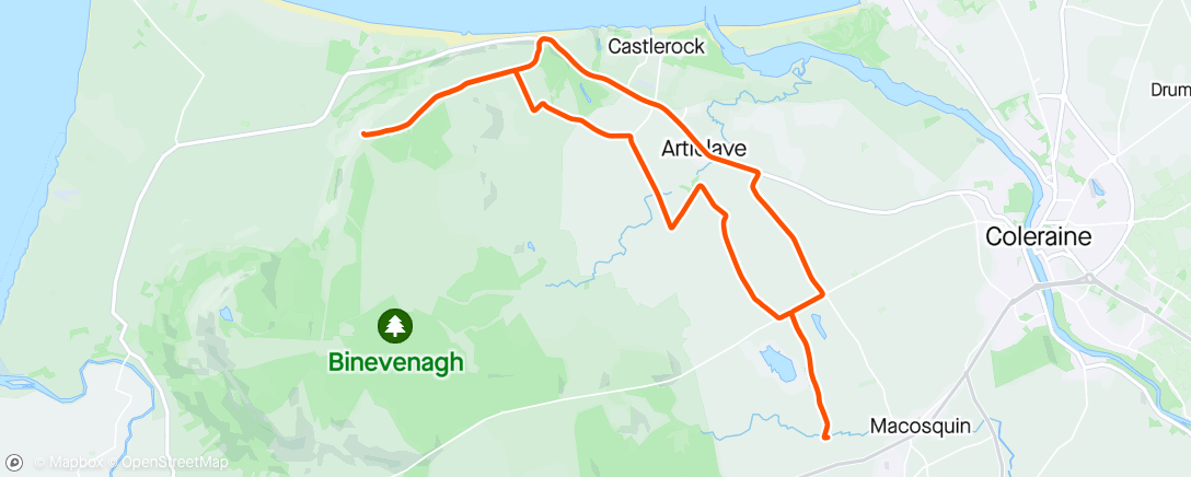 Map of the activity, First cycle in a very long time 🚵‍♀️🌤️🌦️