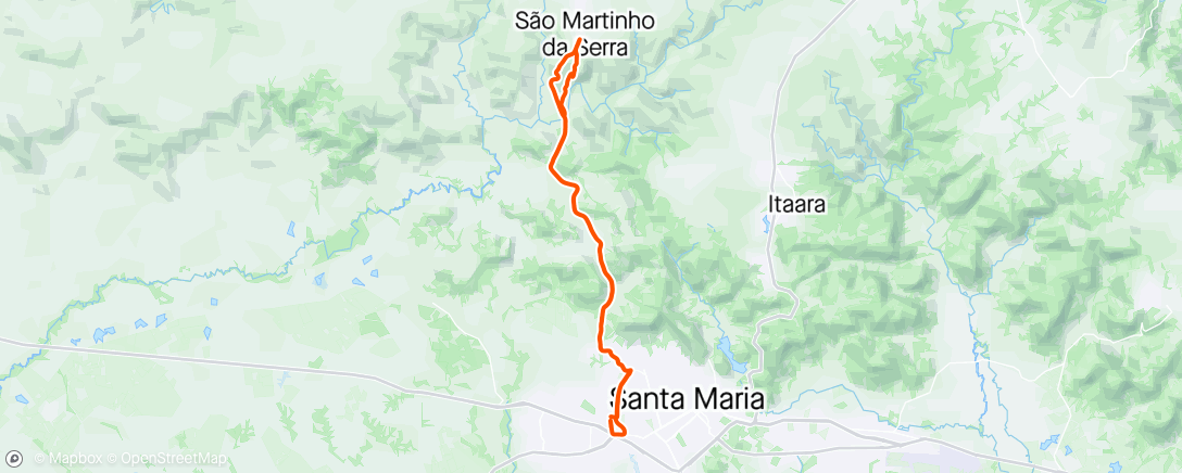 Map of the activity, São Martinho