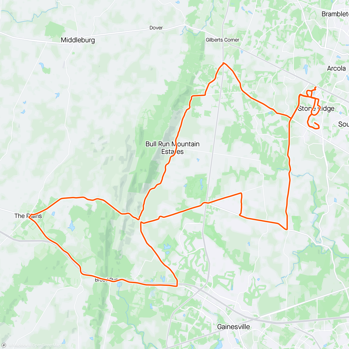 Mapa de la actividad (Another very unlucky ride for 2 people)