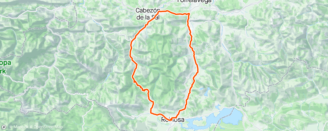 Map of the activity, VUELTA PALOMBERA × SAN CIPRIANO