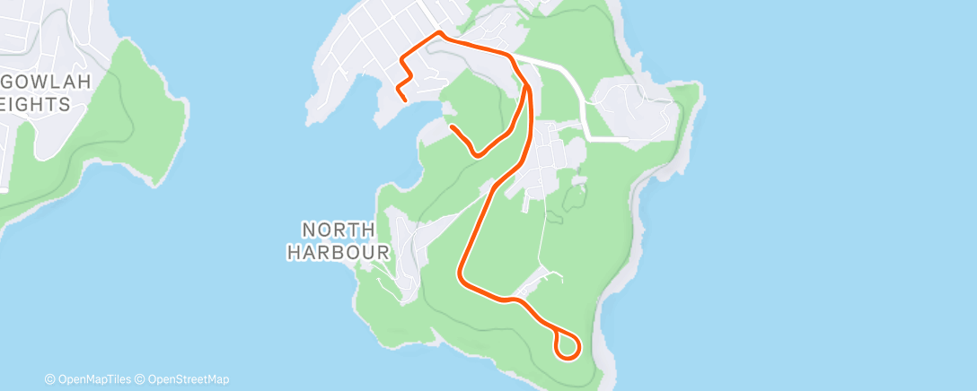 Map of the activity, Morning Ride