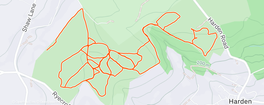 Map of the activity, With Frazer again 🐾🐾