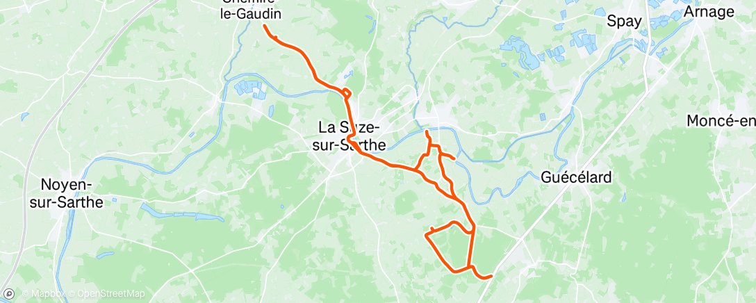 活动地图，Sortie vélo le matin vtt