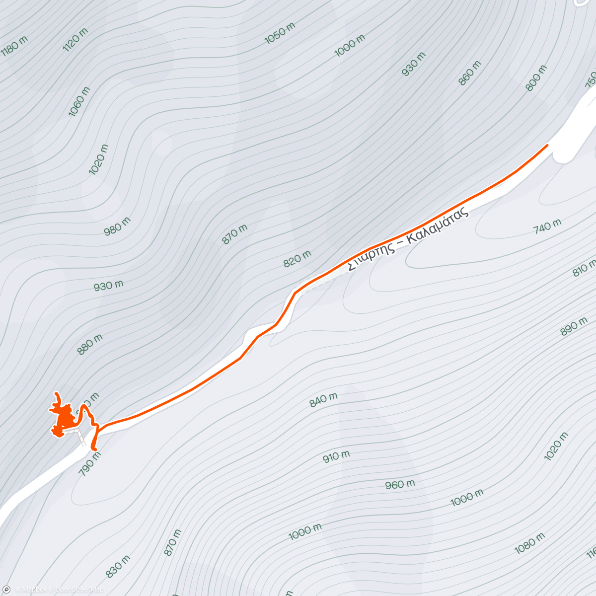 Mapa de la actividad (Morning Climb - Lagada day 1)