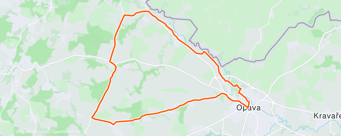 Карта физической активности (Afternoon Ride)