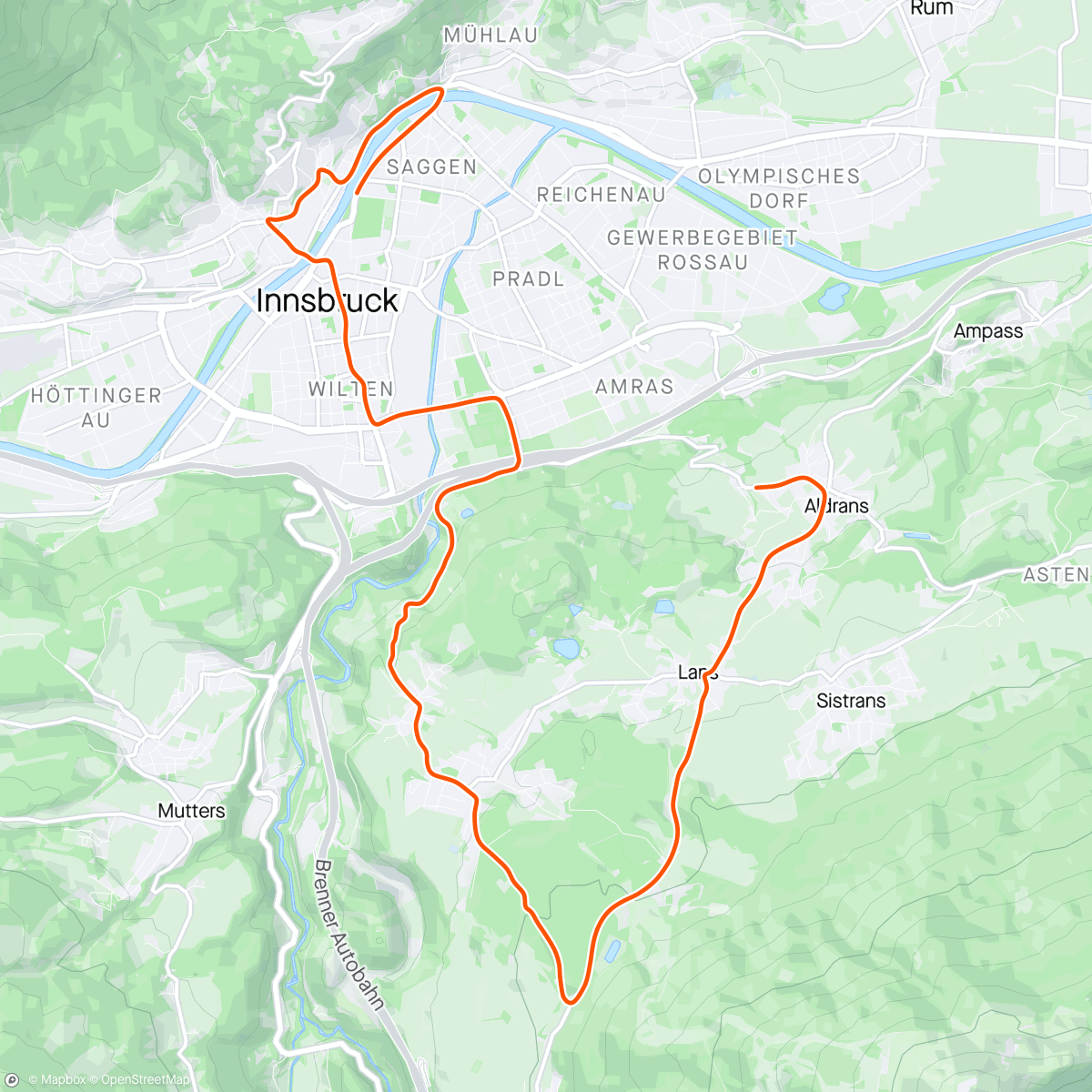 Map of the activity, Zwift - Race: Chasing Tour | Chasing Suisse - Stage 6 (ITT) (B) on InnsbruckConti in Innsbruck