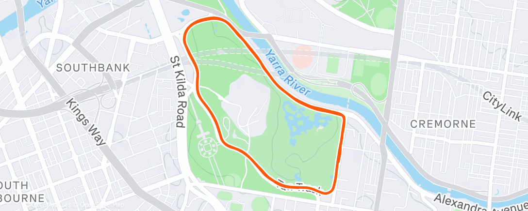 Carte de l'activité Morning Run