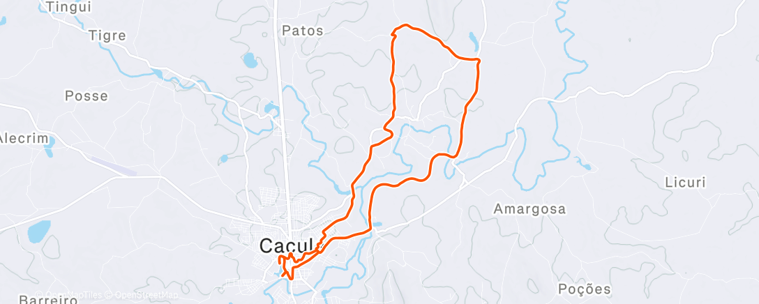 Map of the activity, Pedal de Miguel!!🌵🚴🙏