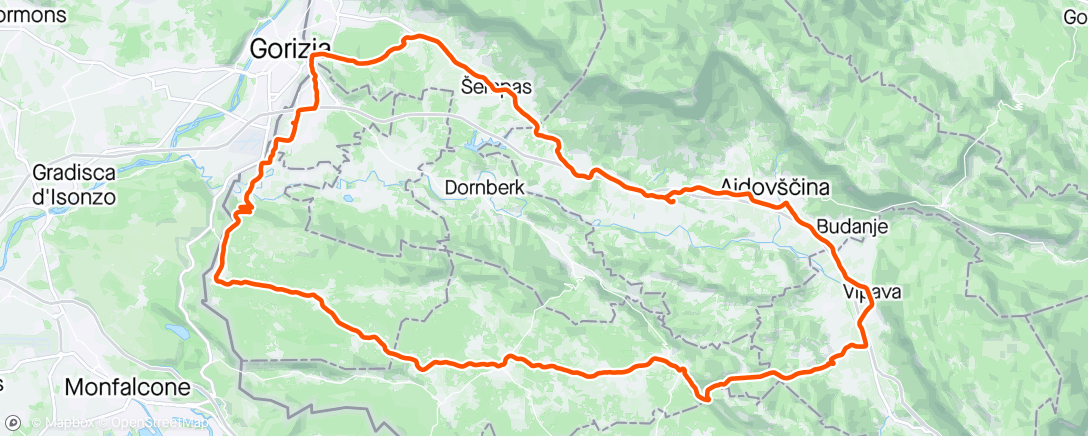 Map of the activity, Po dolini in krasu