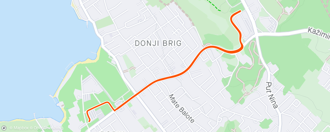 Map of the activity, Morning Ride