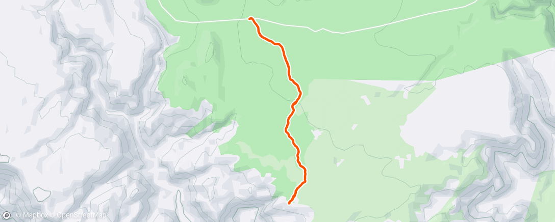 Map of the activity, Morning Hike