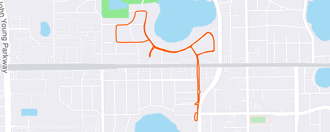 Map of the activity, Afternoon Run: w/Grace 🥰 first mile setting the speedy pace 👍