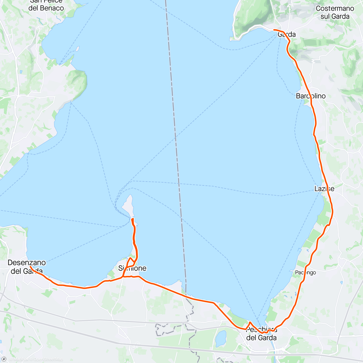 Map of the activity, ROUVY - RV218  Lago di Garda tour Part 2 🇮🇹🇮🇹