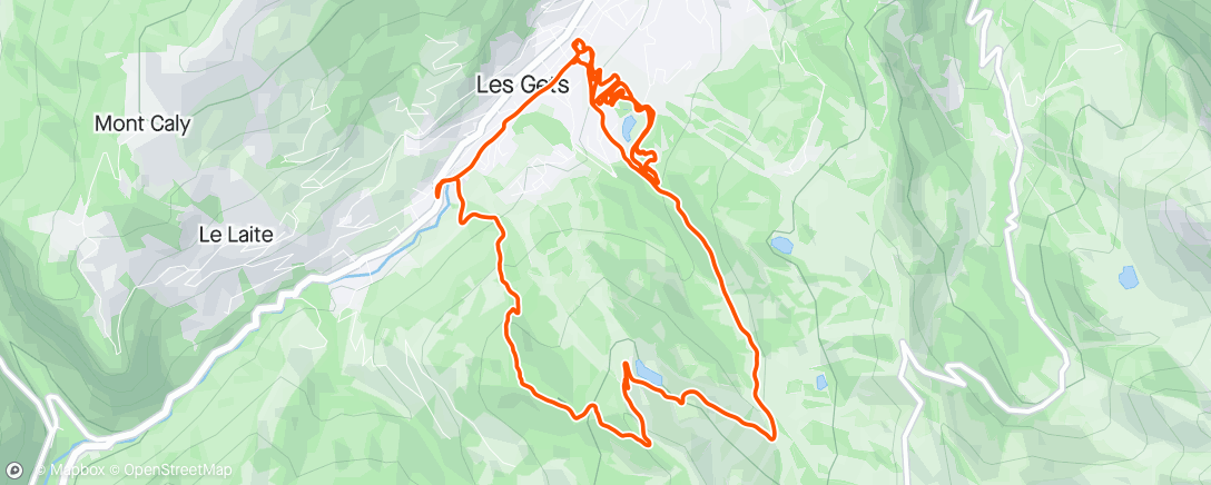 Mappa dell'attività Sortie en VTT électrique le matin