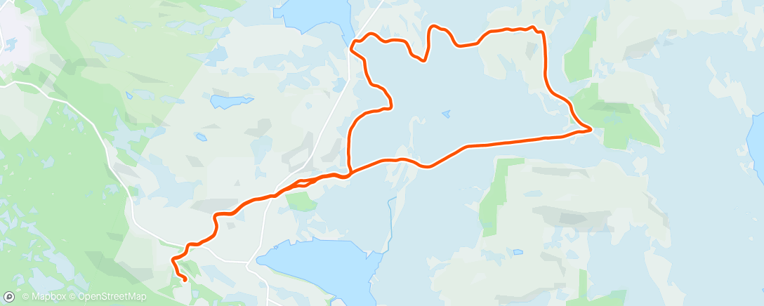 アクティビティ「Sjusjøen. Gjesbusåsen」の地図