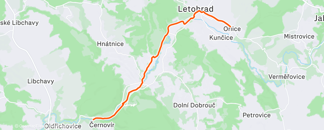 Map of the activity, Byl jsem běhat