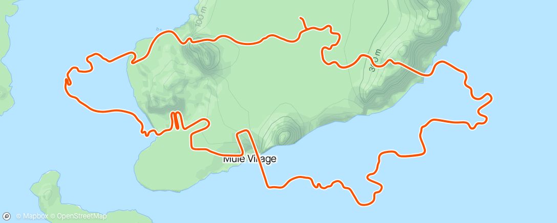 Map of the activity, Zwift - Group Ride: Cycle Nation Joburg Sundowner (D) on Watopia's Waistband in Watopia