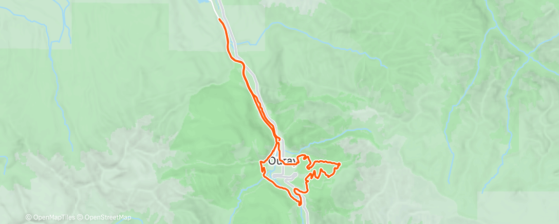 Mapa de la actividad (Lunch Trail Run)