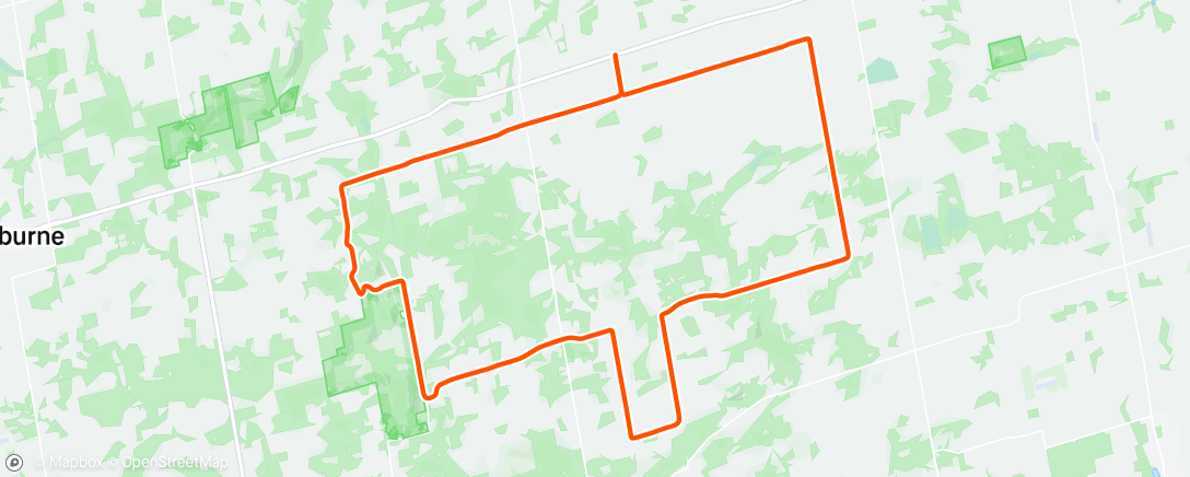 Map of the activity, Morning Ride