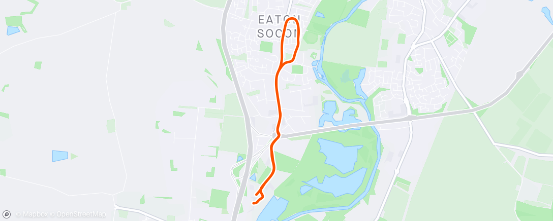 Map of the activity, Morning 5K