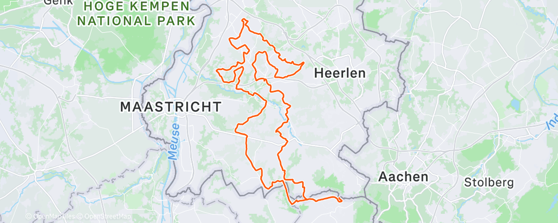 Map of the activity, Gravelicious!